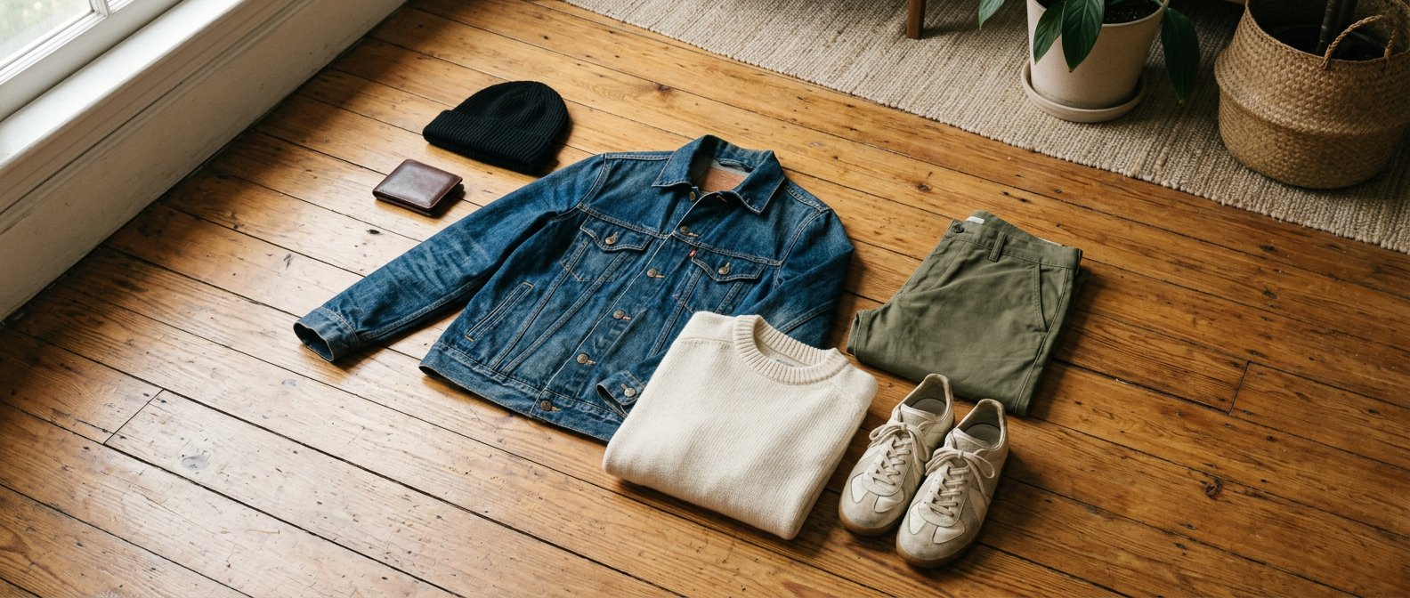 Edstar Resells curated clothing flat lay